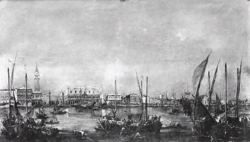 Veduta di Venezia da San Giorgio Maggiore - Musée des Beaux, Arts de Strasbourg